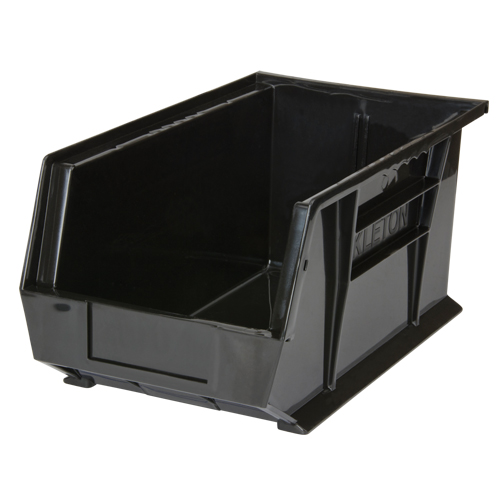 Stack & Hang Bin, 8-1/4" W x 7" H x 14-3/4" D, Black Groupe Generik