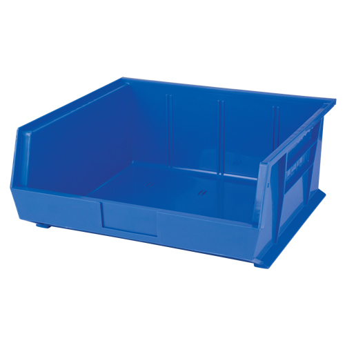 Bac empilable & &agrave; suspendre, 16-1/2" la, 7" h x 14-3/4" p, Bleu Groupe Generik