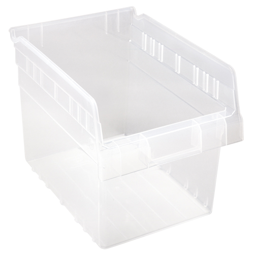 Bacs pour &eacute;tag&egrave;re Store-Max, 8-3/8" la x 8" H x 11-5/8" p, Transparent, Capacit&eacute; 44 lb Groupe Generik