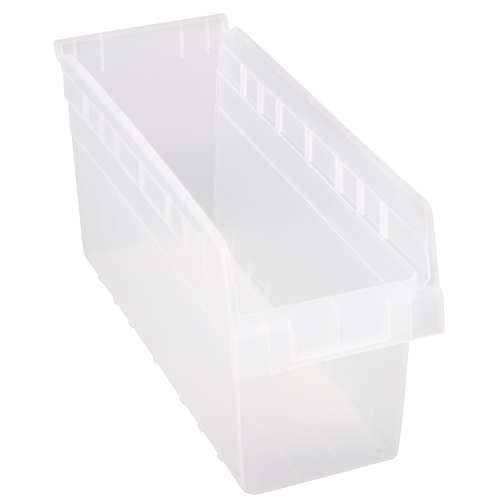 Bacs pour &eacute;tag&egrave;re Store-Max, 6-5/8" la x 8" H x 17-7/8" p, Transparent, Capacit&eacute; 56 lb Groupe Generik