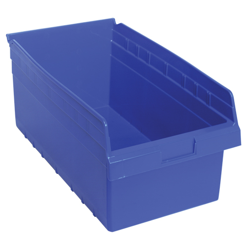Bacs pour &eacute;tag&egrave;re Store-Max, 11-1/8" la x 8" H x 17-7/8" p, Bleu, Capacit&eacute; 56 lb Groupe Generik
