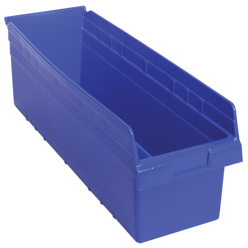 Bacs pour &eacute;tag&egrave;re Store-Max, 8-3/8" la x 8" H x 23-5/8" p, Bleu, Capacit&eacute; 68 lb Groupe Generik