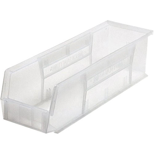 Bacs ultra empilable & suspendable, 17-7/8" la, 5" h x 5-1/2" p, Transparent Groupe Generik