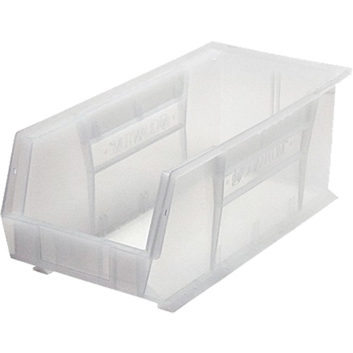 Ultra Stack & Hang Bin, 8-1/4" W x 7" H x 18" D, Clear Groupe Generik