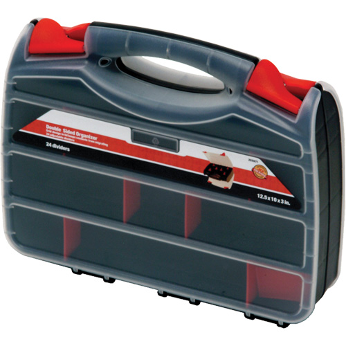 Boîte &agrave; compartiments en plastique, 10,25" la x 12,25" p x 3" h, 32 compartiments Groupe Generik