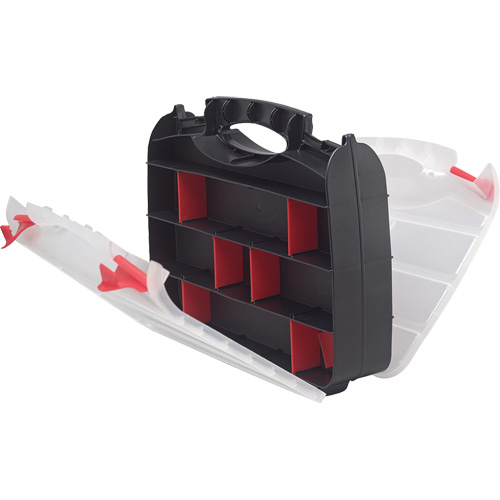 Boîte &agrave; compartiments en plastique, 10,25" la x 12,25" p x 3" h, 32 compartiments Groupe Generik