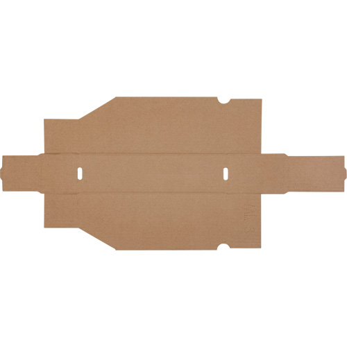 Deep Corrugated Parts Bins, 2-7/8" W x 11-1/4" D x 4-1/2" H, Beige Groupe Generik