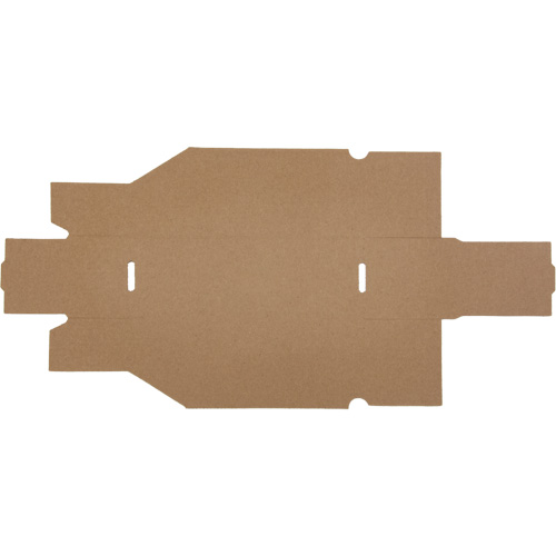 Boîtes profondes en carton ondul&eacute;, 3-3/4" la x 11-1/4" p x 4-1/2" h, Beige Groupe Generik