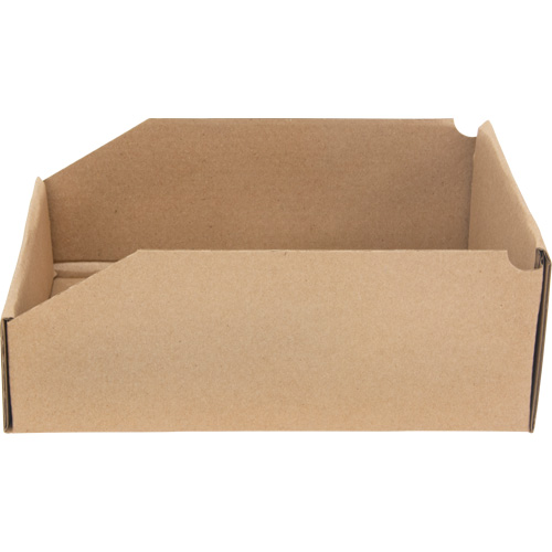 Deep Corrugated Parts Bins, 8-3/4" W x 11-1/4" D x 4-1/2" H, Beige Groupe Generik