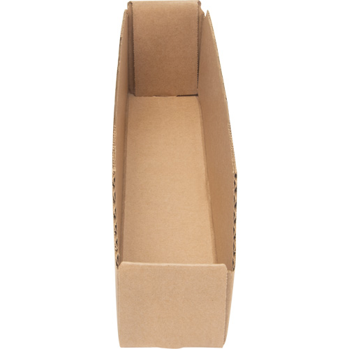 Deep Corrugated Parts Bins, 1-7/8" W x 17-1/8" D x 4-1/2" H, Beige Groupe Generik