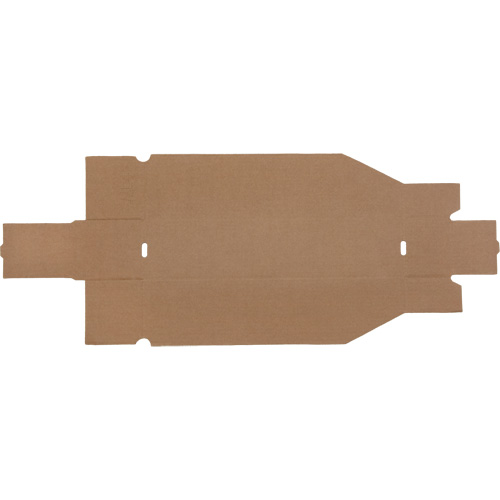 Deep Corrugated Parts Bins, 3-3/4" W x 17-1/4" D x 4-1/2" H, Beige Groupe Generik