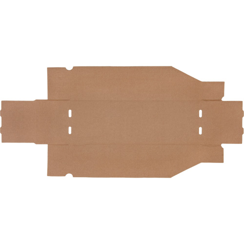 Deep Corrugated Parts Bins, 5-3/4" W x 17-1/4" D x 4-1/2" H, Beige Groupe Generik