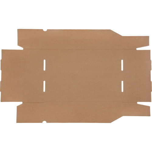 Deep Corrugated Parts Bins, 11-3/4" W x 17-1/4" D x 4-1/2" H, Beige Groupe Generik