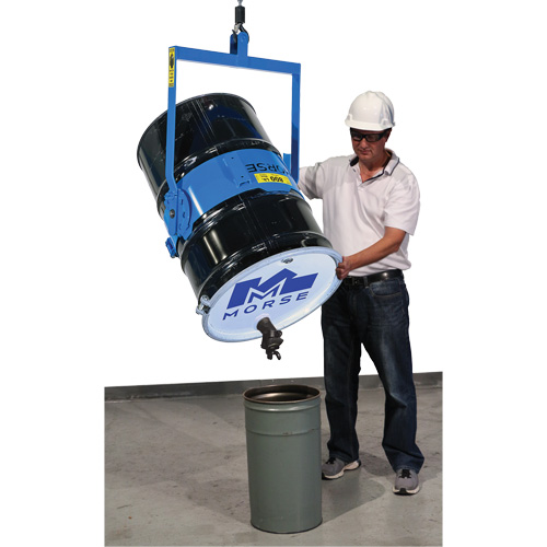 Ensemble de l&egrave;ve-baril manuel inclinable, Baril de 55 gal. US (45 gal. imp.), Capacit&eacute; 800 lb/363 kg Groupe Generik
