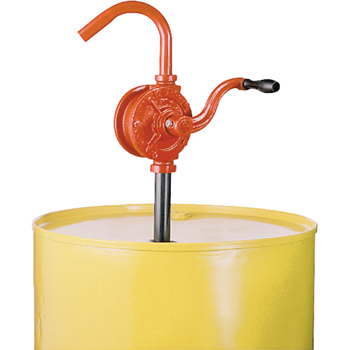 Pompe rotative pour barils, Fonte, Pour capacit&eacute; 15-55 gal., 7,5 gallons/100 r&eacute;volutions Groupe Generik