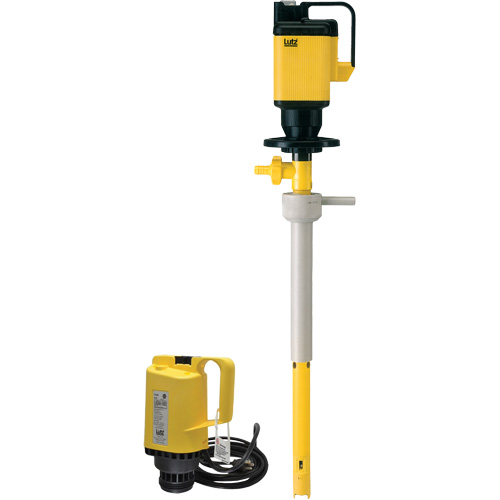 Electric Drum Pumps, Polypropylene, 24 GPM Groupe Generik