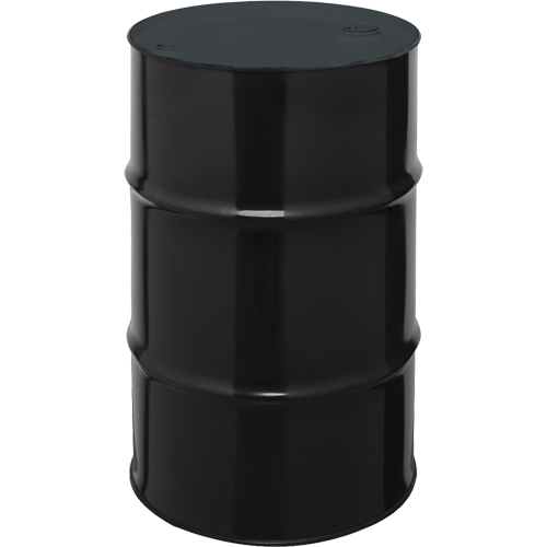Barils en acier, 55 gal. US (45 gal. imp.), Non doubl&eacute;, Noir, Dessus ferm&eacute;, 1A1/X1.8/300, Calibre 20 Groupe Generik