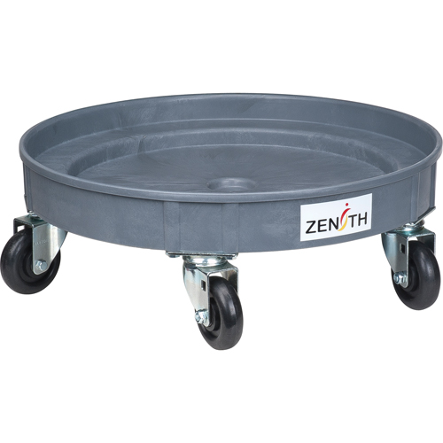 Socle roulant pour baril de confinement des fuites, 24.25" dia. X 8,625" H, Cap. de d&eacute;versement 1,5 gal. US Groupe Generik