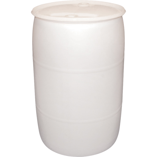 Barils en poly&eacute;thyl&egrave;ne, 30 gal. US (25 gal. imp.), Dessus ferm&eacute;, Naturel Groupe Generik