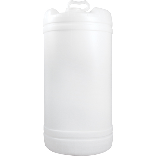 Barils en poly&eacute;thyl&egrave;ne &agrave; ouverture &eacute;troite, 15 gal. US (12,49 gal. imp.), Dessus ferm&eacute;, Naturel Groupe Generik