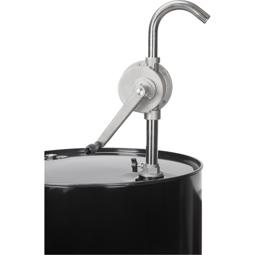 Rotary Type Drum Pump, Stainless Steel, Fits 55 Gal., 12 oz./Stroke Groupe Generik