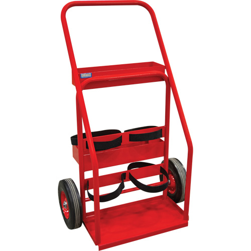 Hot Works Fire Prevention Cart, Semi-Pneumatic Wheels, 17.75" W x 8.9" L Base, 100 lbs. Groupe Generik