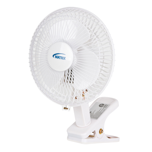Ventilateur &agrave; pince & de bureau, Diam&egrave;tre 6", 2 vitesses Groupe Generik