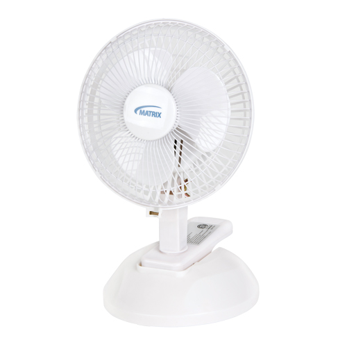 Ventilateur &agrave; pince & de bureau, Diam&egrave;tre 6", 2 vitesses Groupe Generik