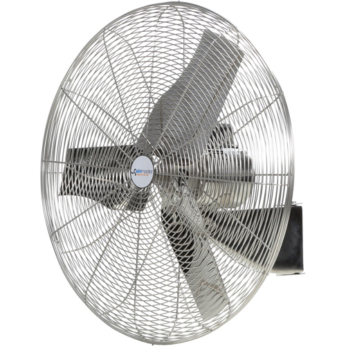 Stainless Steel Food Service Washdown Air Circulating Fans, Industrial, 1 Speed, 24" Diameter Groupe Generik