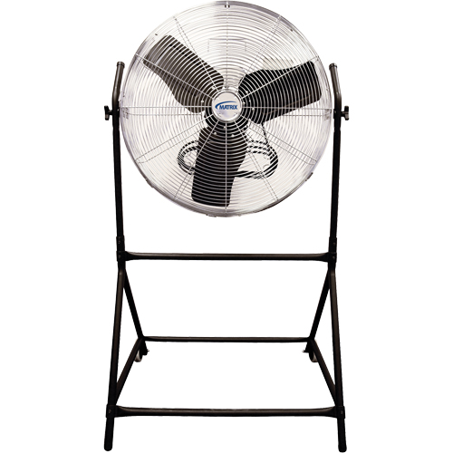 Roll-About Air Fan, Industrial, 3 Speed, 24" Diameter Groupe Generik