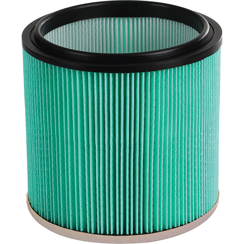 Filter for Wet & Dry Vacuums, Cartridge/Hepa, Fits 16 US gal. Groupe Generik