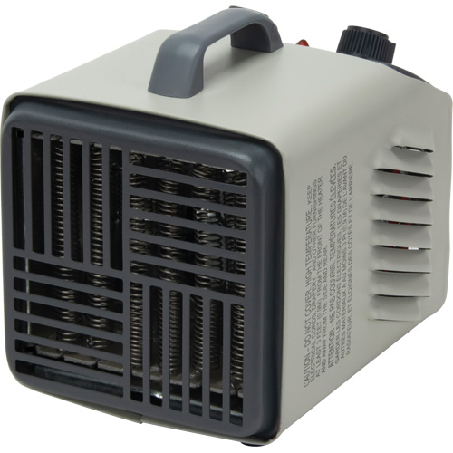 Personal Metal Shop Heater with Thermostat, Fan, Electric Groupe Generik
