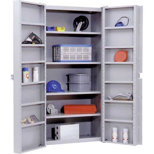 Deep Door Storage Cabinet, 38" W x 24" D x 72" H, 4 Shelves Groupe Generik