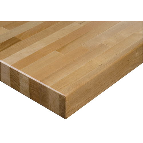 Dessus d'&eacute;tabli en bois dur stratifi&eacute;, 72" la x 48" p, Bordure Carr&eacute;e, &eacute;paisseur 1-3/4" Groupe Generik