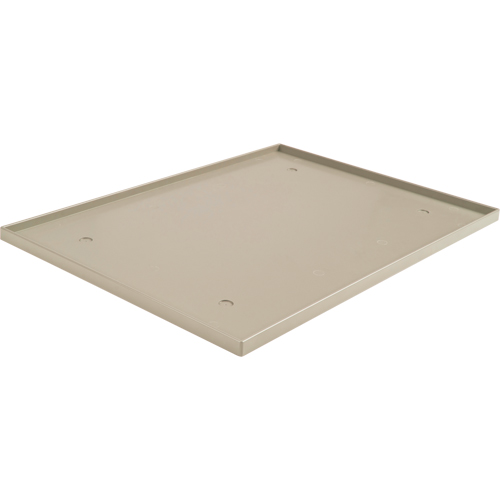 Locker Base Insert, Fits Locker Size 12" x 18", Beige, Plastic Groupe Generik