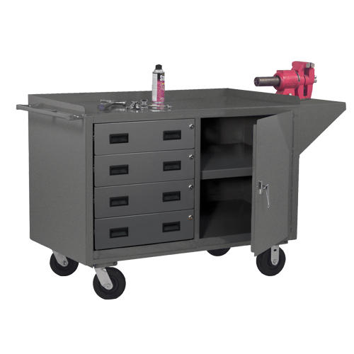 Armoire d'&eacute;tabli mobile, Acier Surface Groupe Generik