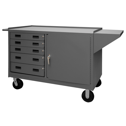 Mobile Workbench Cabinet, Steel Surface Groupe Generik
