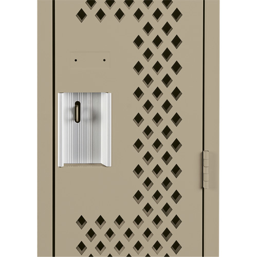 Casiers Clean Line, 12" x 12" x 72", Acier, Beige, Rivet (assembl&eacute;), Perfor&eacute; Groupe Generik