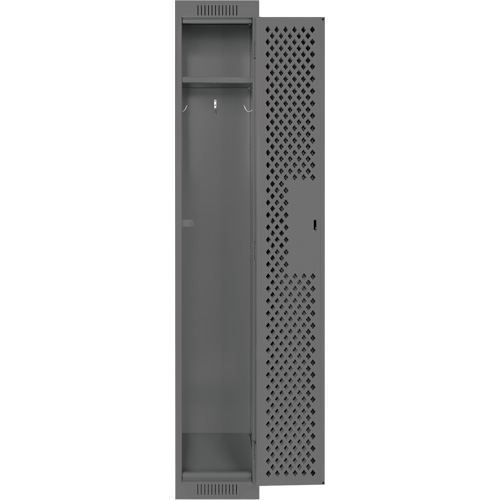 Casiers Clean Line, 12" x 12" x 72", Acier, Charbon, Rivet (assembl&eacute;), Perfor&eacute; Groupe Generik