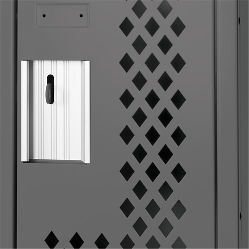 Casiers Clean Line, 12" x 15" x 82", Acier, Charbon, Rivet (assembl&eacute;), Perfor&eacute; Groupe Generik
