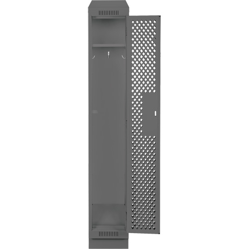 Casiers Clean Line, 12" x 15" x 82", Acier, Charbon, Rivet (assembl&eacute;), Perfor&eacute; Groupe Generik