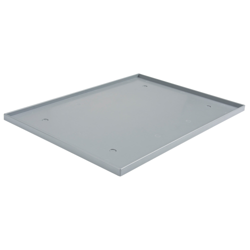 Fond de casier, Convient aux casiers 12" x 18", Gris fonc&eacute;, Plastique Groupe Generik
