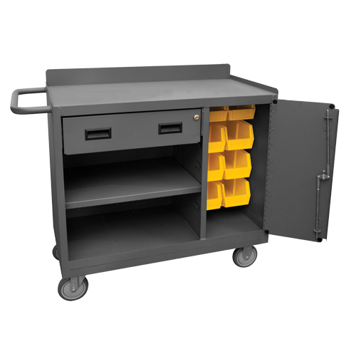 Mobile Workbench Cabinet, Steel Surface Groupe Generik