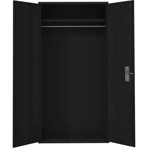Armoire garde-robe, Acier, 36" la x 18" p x 72" h, Noir Groupe Generik