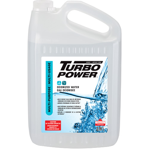 Turbo Power Multi-Purpose Deionized Water, Jug Groupe Generik