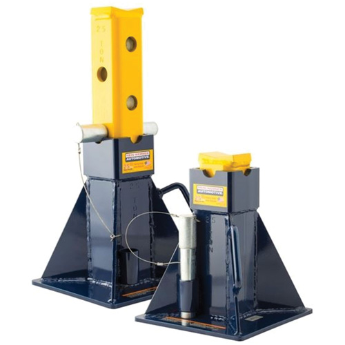 Vehicle Support Stands, Locking Pin, 25 tons Capacity Groupe Generik