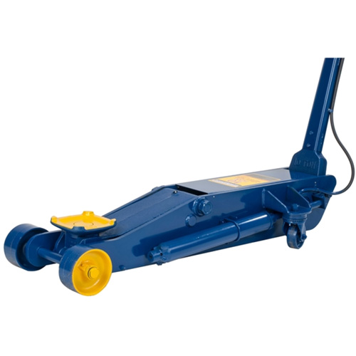 Long Chassis Service Jack, 10 Ton(s) Capacity, 6-3/4" Lowered, 25-1/2" Raised, Air Hydraulic Groupe Generik