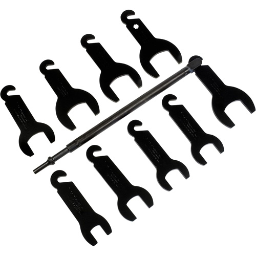 10-Piece Pneumatic Fan Clutch Wrench Set Groupe Generik