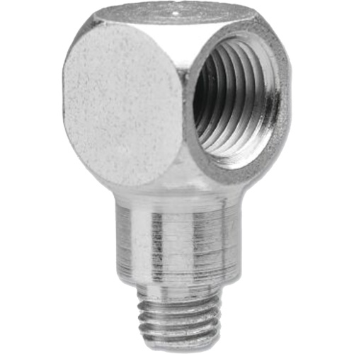 Grease Fitting Adapter with 90-Degree Angle, 1/4"-28 Thread Groupe Generik