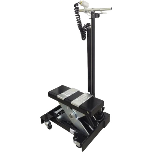 Cric de service de plancher &agrave; profil bas, 12 tonne(s) Capacit&eacute;, 7-1/2" Abaiss&eacute;e, 15" &eacute;lev&eacute;e, Air comprim&eacute;/hydraulique Groupe Generik